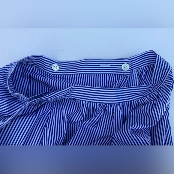 J. Crew Striped Ruffled Tiered Wrap Skirt - Picture 8 of 13